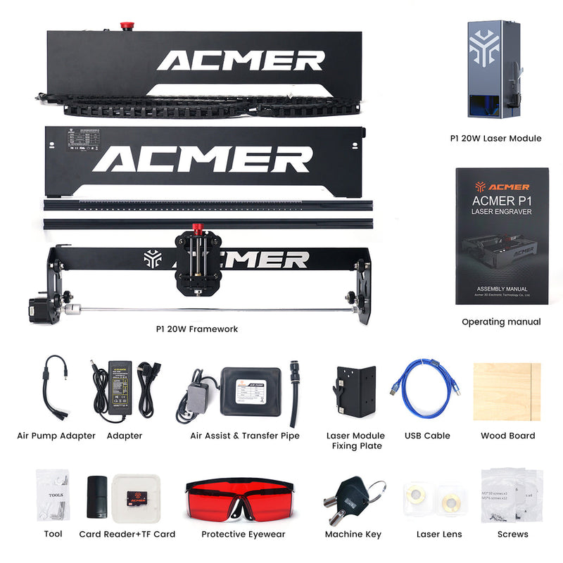 ACMER | P1 20W Laser Engraver Cutter Machine