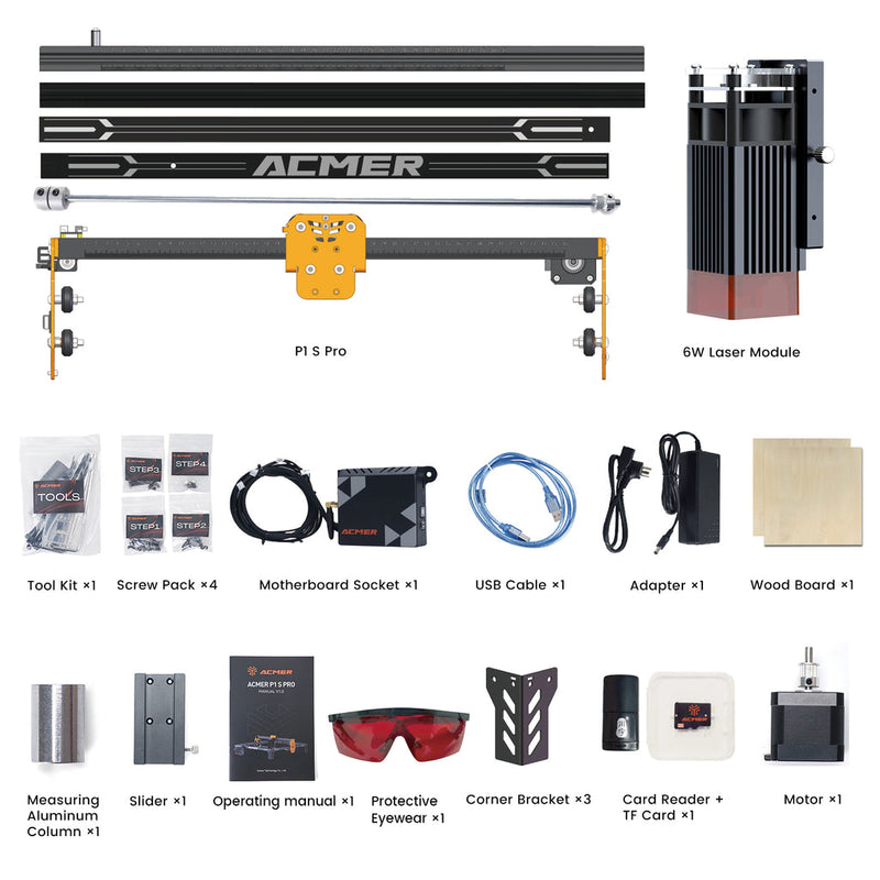 ACMER | P1 S Pro 6w Laser Engraver Machine