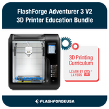FlashForge | Adventurer 3 V2 - 3D Printer Education Bundle