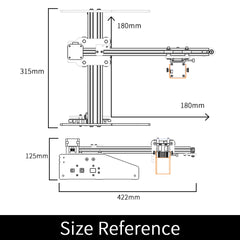 Aufero AL1 Laser Engraving & Cutting Machine 5,000mm/min 5W