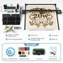 Spider Laser | Tyvok Spider X1 Series Ultimate Modular All-In-1 Laser Engraver & Cutter