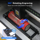Gweike cloud RF Metal Tube Laser Cutter & Engraver with Rotary