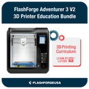 FlashForge | Adventurer 3 V2 - 3D Printer Education Bundle