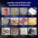 Gweike cloud RF Metal Tube Laser Cutter & Engraver with Rotary